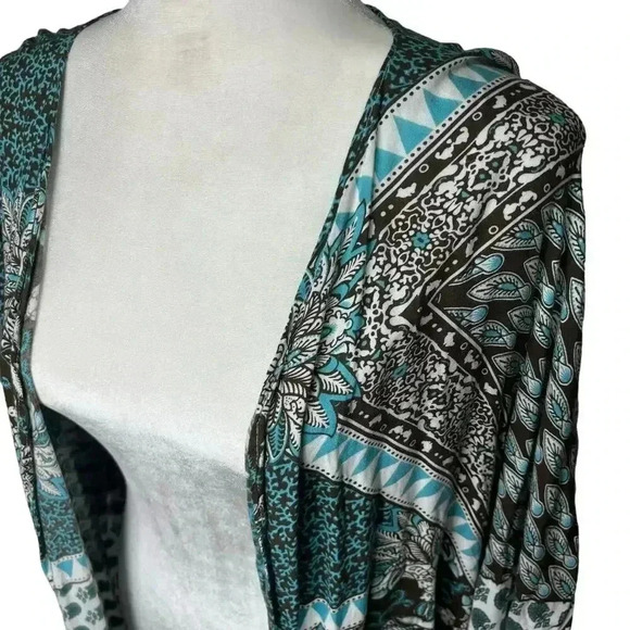 Boho Open Front Kimono Cover Up - Picture 2 of 4